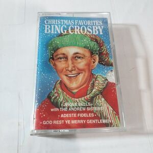 Christmas Favorites Bing Crosby Cassette Tape.                              #101